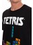 Orijinal Lisanslı Tetris Desenli Erkek T-Shirt Şort Takım - TETRS-55219 3