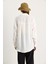 Kadın Oversize Basic Müslin Gömlek 8