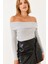 Kadın Madonna Yaka Kaşkorse Bluz 3