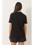 Kadın Aksesuarlı Kısa Kollu Pamuklu T-Shirt 4