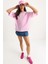 Kadın % Organik Pamuk Oversize Basic T-Shirt 1