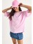 Kadın % Organik Pamuk Oversize Basic T-Shirt 3