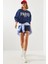 Kadın Paris Baskılı Üç Iplik Şardonlu Sweatshirt 1
