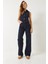 Kadın Yüksek Bel Baggy Denim Pantolon 1