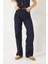 Kadın Yüksek Bel Baggy Denim Pantolon 2
