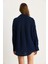 Kadın Oversize Basic Müslin Gömlek 7