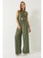 Kadın Bağlama Detaylı Yelekli Yüksek Bel Pantolonlu Yazlık Alt-Üst Takım 5