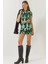 Kadın Yarım Balıkçı Kısa Kollu Crop Mini Etekli Alt-Üst Takım 1
