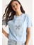 Kadın Teddy Kurdele Detaylı Taşlı T-Shirt 4