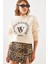 Kadın Üç Iplik Şardonlu Yazılı Sweatshirt Mbhs 3