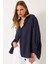 Kadın Düşük Omuz Oversize Basic Bürümcük Gömlek 5