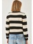 Kadın Çizgili Triko Hırka 5