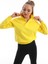 Fermuarlı Çıt Çıtlı Kadın Sweatshirt Sarı 1