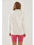 Kadın Dik Yaka Fermuar Detaylı Şardonlu Oversize Sweatshirt 1