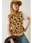 Kadın Şardonlu Leopar Desenli Süveter 1