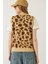 Kadın Şardonlu Leopar Desenli Süveter 4