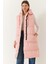 Kadın Çift Taraflı Uzun Kapişonlu Kolsuz Şişme Yelek 1
