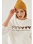 Kadın Üç Iplik Şardonlu Renkli Kalp Baskılı Sweatshirt Mbhs 2