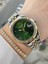 İç Kadran Yeşil Renk Takvimli Kadın Kol Saati 1