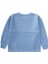 Oversize Waffle Mevsimlik T-Shirt 2-14 Yaş Indigo Mavi 2