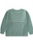 Oversize Waffle Mevsimlik T-Shirt 2-14 Yaş Yeşil 2