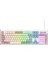 Kb-74 Membran Klavye Sessiz Klavye USB Rainbow Aydınlatmalı Q Oyuncu Klavyesi Gaming Klavye 1