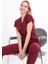 Bordo U-Flex Likralı Tek Üst 1