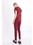 Bordo U-Flex Likralı Tek Üst 3