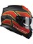 Storm 1 Foggy Kapalı Kask Mat Siyah-Kırmızı 2