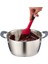 Bordo Silikon Hamur Spatulası, Esnek ve Dayanıklı Mutfak Gereciği 4