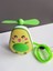 Sevimli Avokado Tasarımlı LED Işıklı USB Kablolu Mini Fan I Masa Üstü ve Boyun Ipli Vantilatör 3