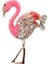 Zirkon Taşlı Flamingo Broş. Yaka Iğnesi Flamingo Broş. Taşlı Broş. Kadın Broş. Flamingo Broş. 2