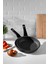 Siyah 2 Parça Alüminyum Döküm Granit Tava Takımı 20-24 cm 1
