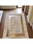 Krem Rengi Modern Desenli Peluş Halı, Şık Ev Halısı 4