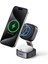 magflow qi2 sertifikalı 15w 2'si 1 arada katlanabilir şarj ıstasyonuşarj standı iphone 16,16 pro,16 pro max,15,14,13, airpods ıçin magsafe şarj cihazı ile uyumlu, bekleme ışlevini 1