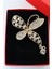 Sallantılı Gold Renk Pırlantalı Çiçek Broş. Taşlı Tasarım Çiçek Broş. Kadın Broş. Broş. Çiçek Broş. 2