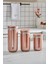 Şık Rosegold Kavanoz ve Saklama Kabı Seti, Estetik ve Kullanışlı Tasarım 1