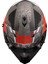 Drıfter Devor Mat Gri-Tıtanıum-Kırmızı Kask 4
