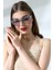 Kadın Gri Cat Eyes Degrade UV400 Güneş Gözlüğü 23009 C15 2