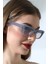 Kadın Gri Cat Eyes Degrade UV400 Güneş Gözlüğü 23009 C15 3