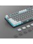 F3287 Mavi Işıklı Kablolu Mekanik Ingilizce Q Tkl Gaming Oyuncu Klavyesi Gri 5
