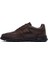 Erkek Kahverengi Bağcıklı Deri Casual Sneaker 25WFD660014 2