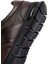 Erkek Kahverengi Bağcıklı Deri Casual Sneaker 25WFD660014 8
