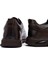 Erkek Kahverengi Bağcıklı Deri Casual Sneaker 25WFD650118 8