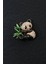 Panda Broş. Taşlı Tasarım Panda Broş. Yaka Iğnesi Broş. Kadın Broş. Broş. Erkek Broş. Unisex. 4