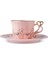Iki Kişilik Pembe Kahve Fincanı, 65 Ml, Şık ve Kullanışlı Tasarım 6