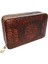 Yılan Desen Kahverengi Deri Seyahat Humidoru KB93KHV 1