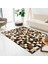 Çok Renkli El Yapımı Dana Derisi Halı, Hakiki Deri Patchwork Tasarım, Modern Salon Halısı 4