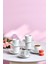 6 Kişilik 90 ml Beyaz Kahve Fincan Takımı, Şık ve Kullanışlı Set 1