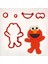 Susam Sokağı Bebek Elmo Detay Kurabiye Kalıp Seti 5’li 1